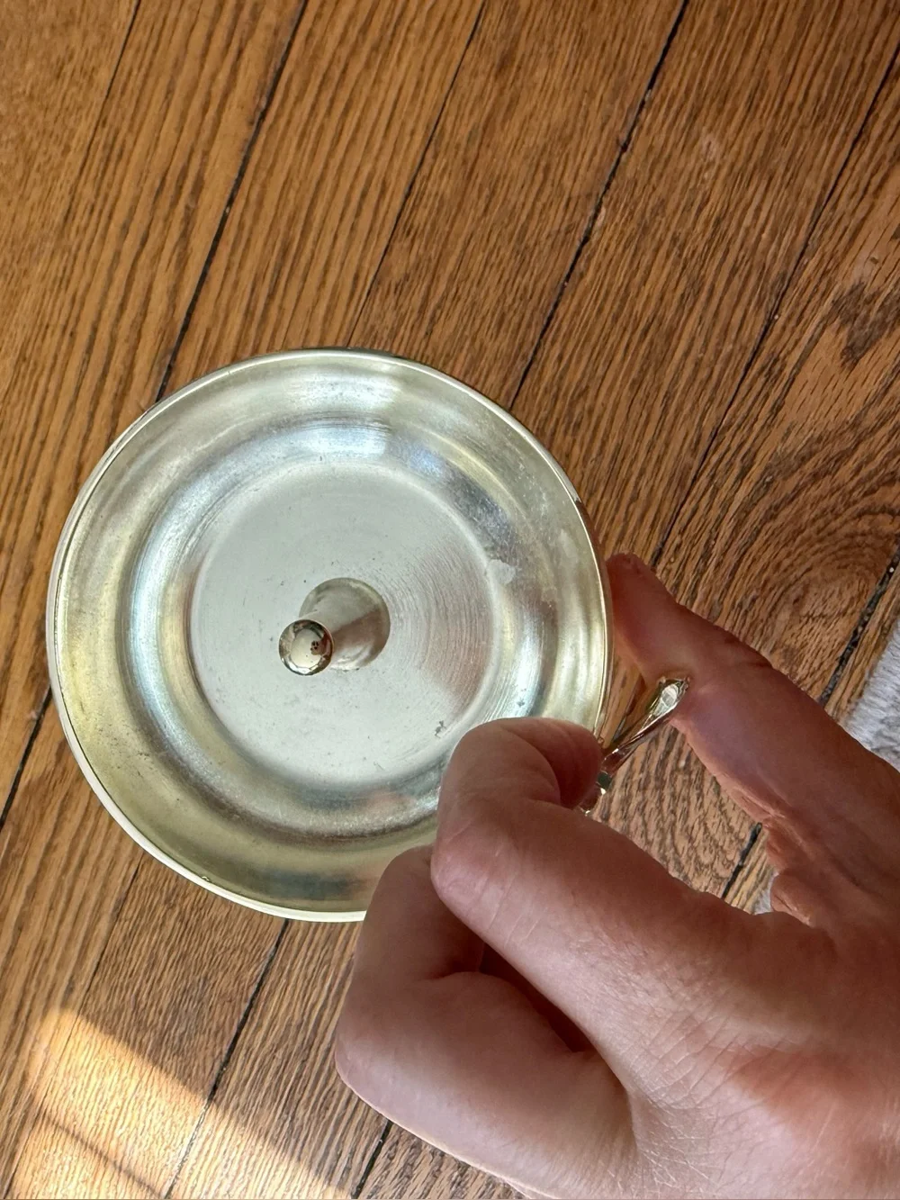 kate spade Silver Ring Dish with Teal Bow Accent